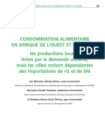 Consommation Alimentaire en Afrique de L Ouest Et Centrale Les Productions Locales Tirees Par La Demande Urbaine Mais Les Villes Restent Dependantes Des Importations de Riz Et de Ble