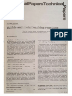 Sulfide and Metal Leaching Reactions