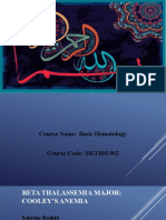 Understanding Beta Thalassemia Major
