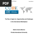 The Rise of Apple Inc: Opportunities and Challenges in The International Marketplace