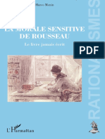 Marco Menin - La Morale Sensitive de Rousseau_ Le Livre Jamais Écrit-L'Harmattan (2019)