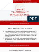 Traditional It Infrastructure: Unit I