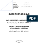 Guide Pedagogique: Cap: Menuisier Aluminium Et PVC
