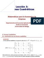 Lección 3 - Formas - Cuadraticas