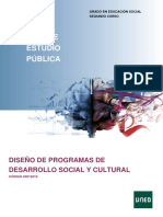 Diseño programas desarrollo social
