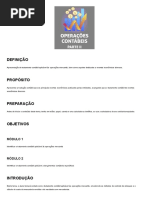 3-Operações Contábeis - Parte II