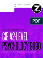 Caie A2 Psychology 9990 Psychology and Abnormality