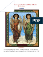 Acatistul Sf Arhangheli Mihail și Gavriil 