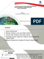 Verifikasi Lahan Baku Sawah 18 Provinsi - Tanggerang 28 Oktober 2019