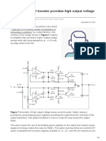 Class-AB Current Booster Provides High Output Voltage Swing