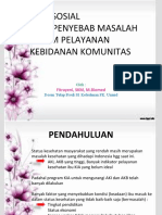 KP 5.B.1.6 Analisis Sosial Dan Penyebab Masalah Dalam Pelayanan Kebidanan Komunitas