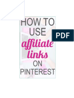 3 - Use Affiliate Links On Pinterest