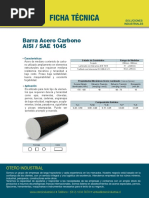 Ficha Tecnica Acero Calibrado AISI 1018 | PDF