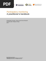 Participatory Monitoring A Practitioners Handbook