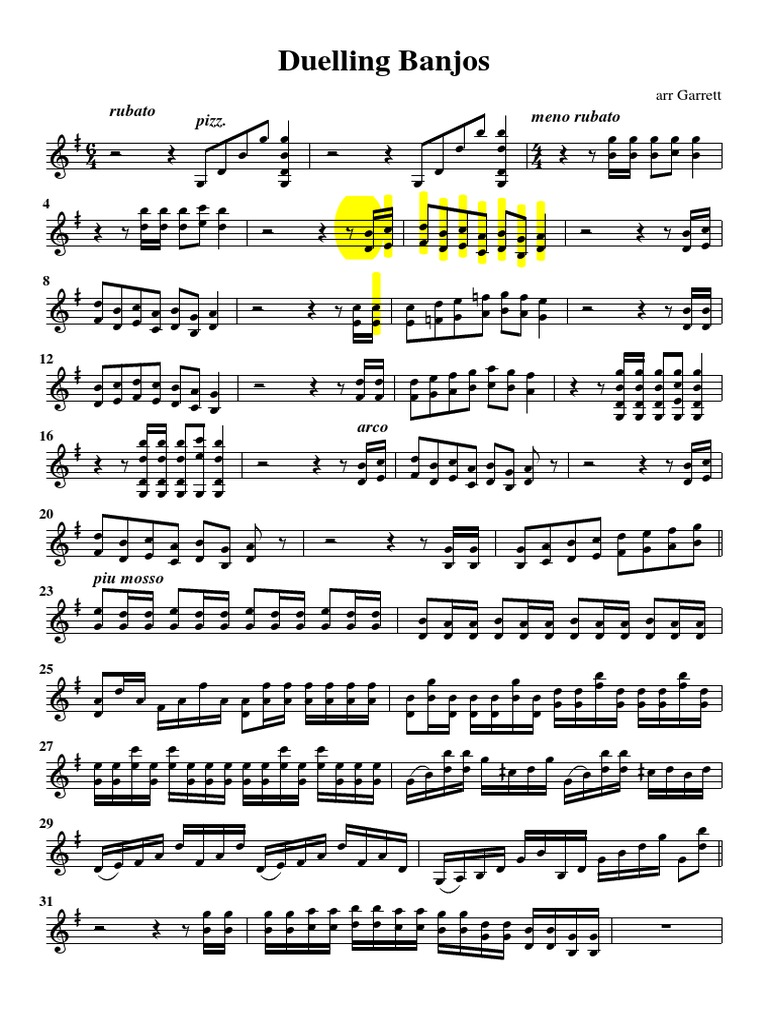 Idoc Pub Duelling Banjos Download Free PDF Musical Notation