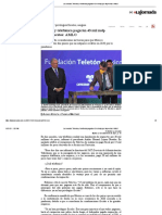 La Jornada - Televisa y Telefónica Pagarán 43 Mil MDP Por Impuestos - AMLO