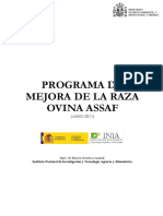 Programa de mejora de la raza ovina Assaf