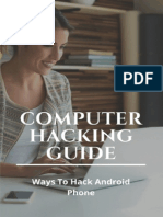 Computer Hacking Guide Ways To Hack Android Phone Code To Check If Phone Is Hacked 2020 by Aubrey Dambra (Dambra