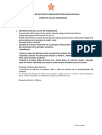 Proceso de Gestión de Formación Profesional Integral Formato Guía de Aprendizaje