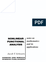 Nonlinear Functional Analysis - Schwartz