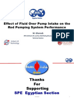 Effect of Fluid Over Pump on Rod Pumping System Performance