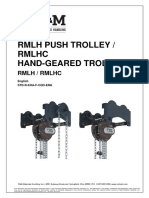 RMLH Push Trolley / RMLHC Hand-Geared Trolley