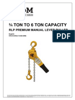 Ton To 6 Ton Capacity: RLP Premium Manual Lever Puller