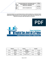 Procedimiento distribución medicamentos ESE Hospital San José