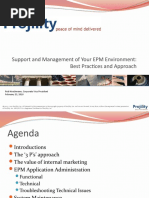 Administrating EPM Best Practices PROJILITY