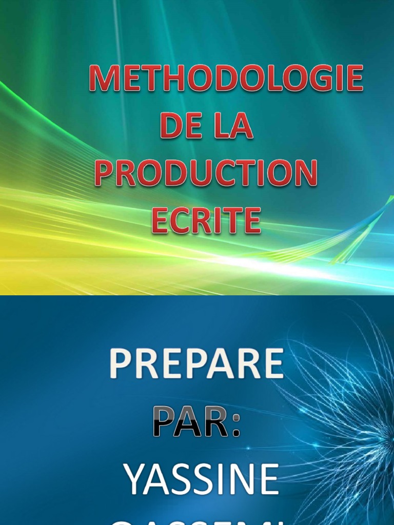 Expression Ecrite Methodologie | PDF | Sujet (Grammaire) | Genre ...