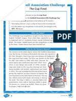 FA Cup Differentiated Reading Comprehension Activity