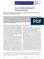 Quantum Coherence in Photosynthesis For Efficient Solar-Energy Conversion