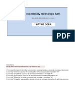 Matriz DOFA-escenario 3