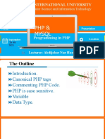 Chapter Two PHP