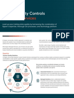 One Pager Quality Controls For Managed Services