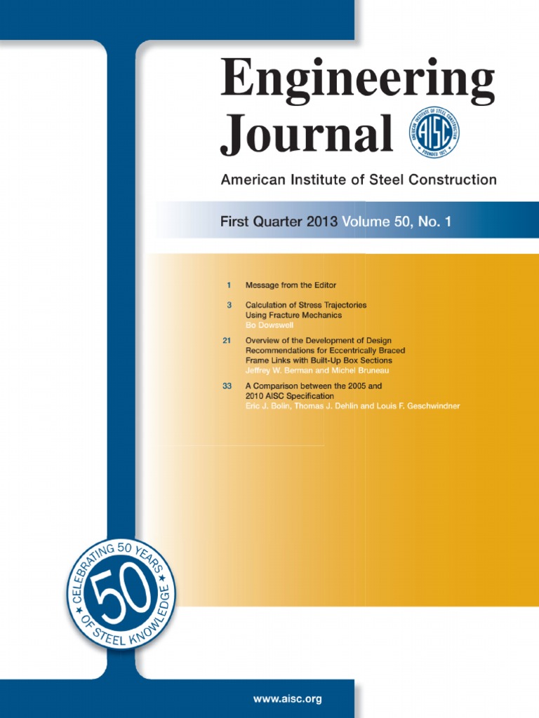 Engineering Journal 1st Quarter 2013 PDF