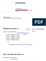 Aritmética ponto flutuante