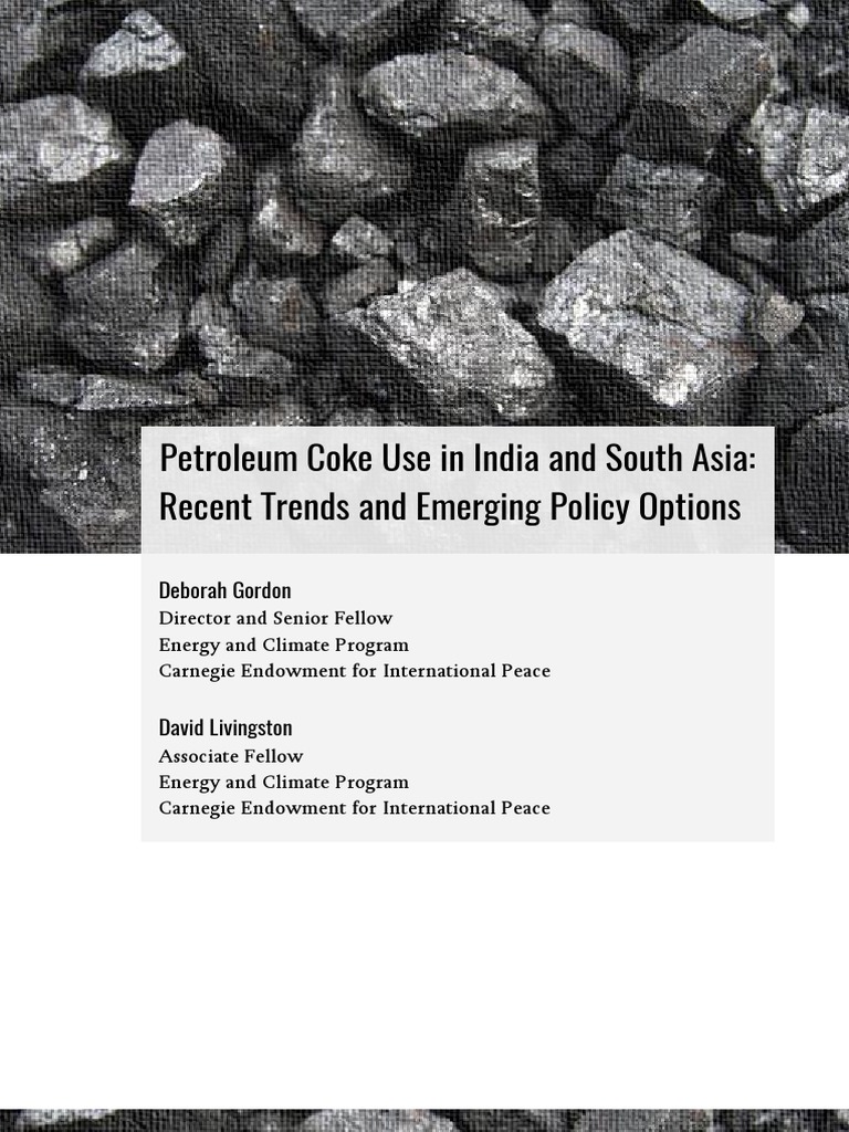 Petcoke Use IPAG PDF Petroleum Coal