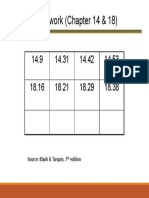 Homework (Chapter 14 & 18) : Source: Blank & Tarquin, 7 Edition