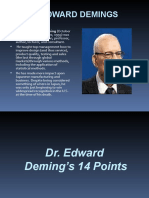 Edward Deming's 14 Principles for Management