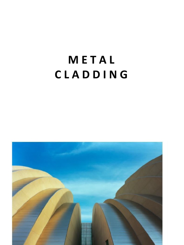 Metal Cladding | PDF | Technology & Engineering