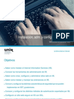 Instalación, Adm. y Configuración de IIS
