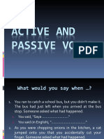 Active and Passive Voice