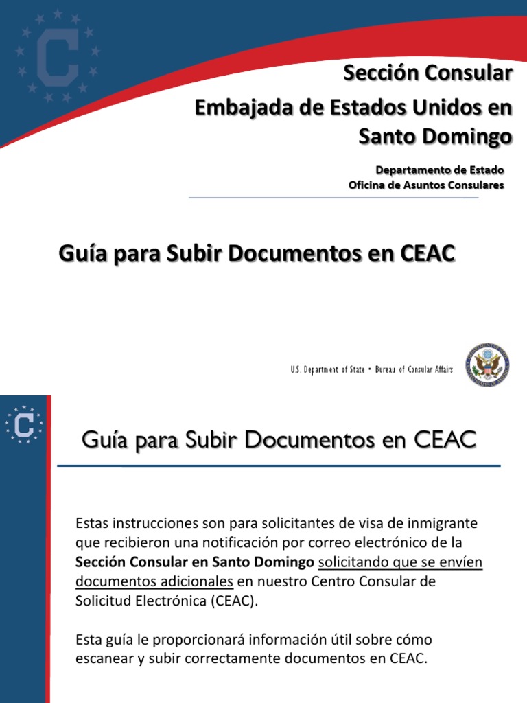 Guía para Subir Documentos en CEAC | PDF | Informática