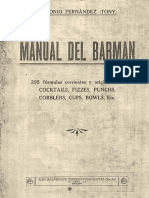 1924 - Manual Del Bar - Antonio Fernández (Tony)