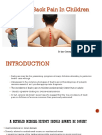 Postural Back Pain in Children: DR Igin Ginting SP - OT, Mkes