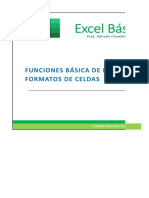Excel básico: Funciones y formatos