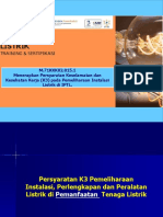 7 - Persyaratan k3 Pemeliharaan Instalasi Pemanfaatan (Iptl)