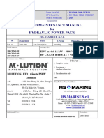 HPU Maintenance Manual for AT 7 NE1 Crane Pack