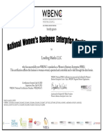 Leading Marks 2020 July Wbenc Certificate